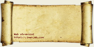 Dijana Borovnjak vizit kartica